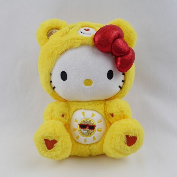 Hello Kitty Care Bear Funshine Yellow Plush Stuffed Animal Soft Gifts Christmas - Picture 15 of 15